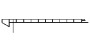 P131 BRUN Profile de corniche 20cm 6m Deceuninck