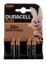 Pile PLUS POWER AAA (4) DURACELL PS 040001